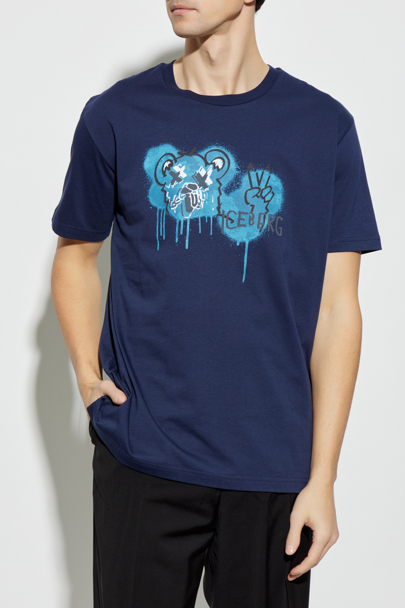 Iceberg T-shirt with print | Men's Clothing | Vitkac